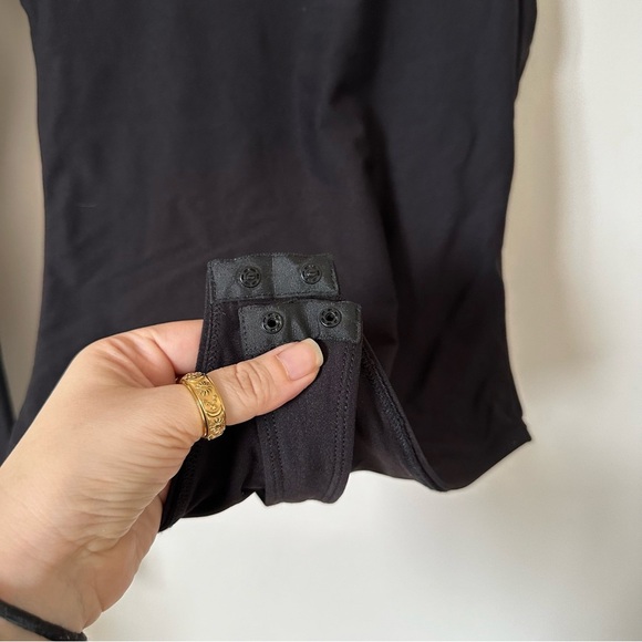 Alix NYC One Shoulder Black Bodysuit Size XS - Picture 4 of 6